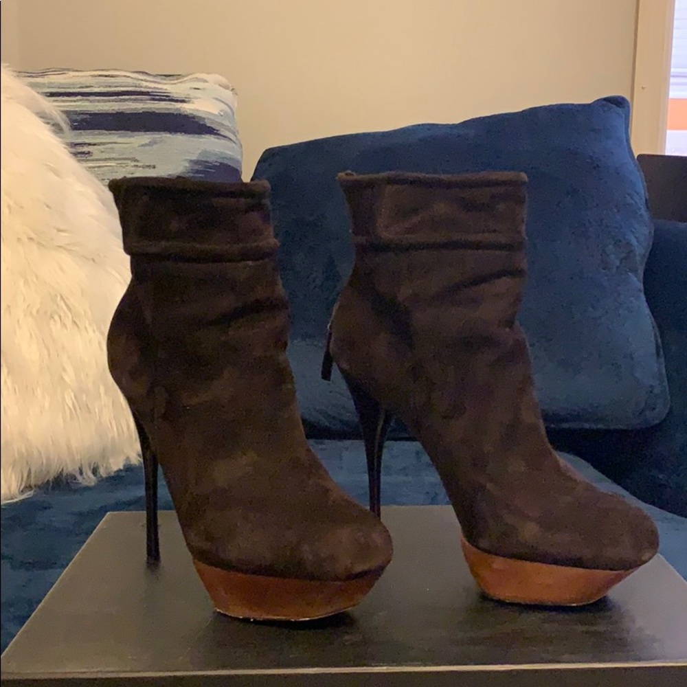 L.A.M.B Blazon High Heeled Booties